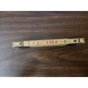 Lufkin Red End Extension Rule‎ Folding 5' (60") Carpenter Wooden Ruler X48